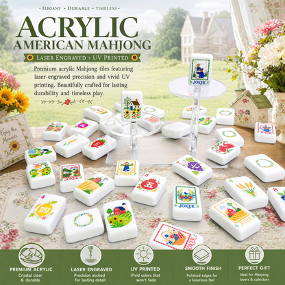 Country Garden Mahjong Tile Set