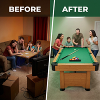 Billiard Table — Before & After
