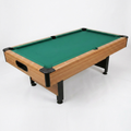 Billiard Table Designed for Compact Spaces, Double-Sealed MDF Play-Bed, Auto Ball Return, Leg Levelers