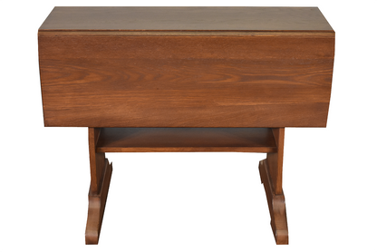 Mission Solid Oak Drop Leaf Dining Table - Walnut (W1)