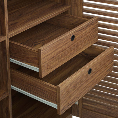 Render Bar Cabinet by Modway - Walnut