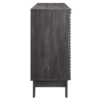 Render Bar Cabinet by Modway - Charcoal / Oak / Walnut