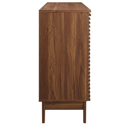 Render Bar Cabinet by Modway - Charcoal / Oak / Walnut