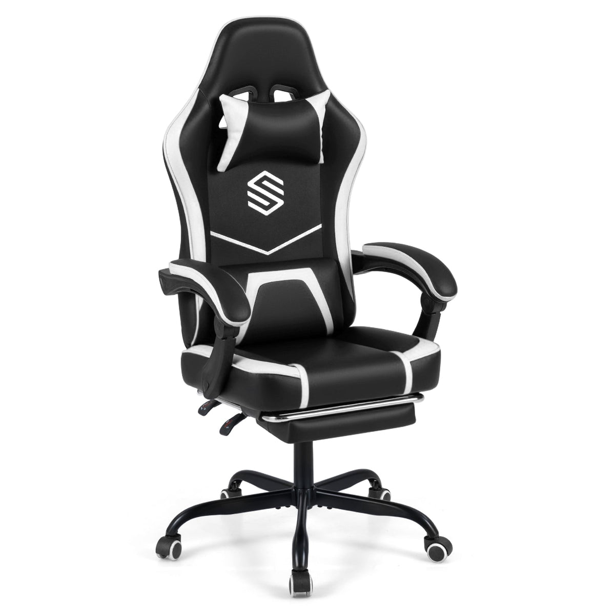 Ergonomic High-Back Gaming Chair - Height Adjustable