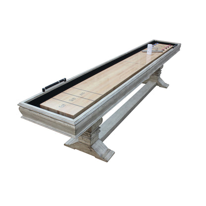Montecito 12-Ft Shuffleboard Table - Driftwood