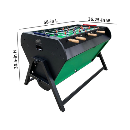 KICK Triplex 55″ 3-In-1 Swivel Multi Game Table