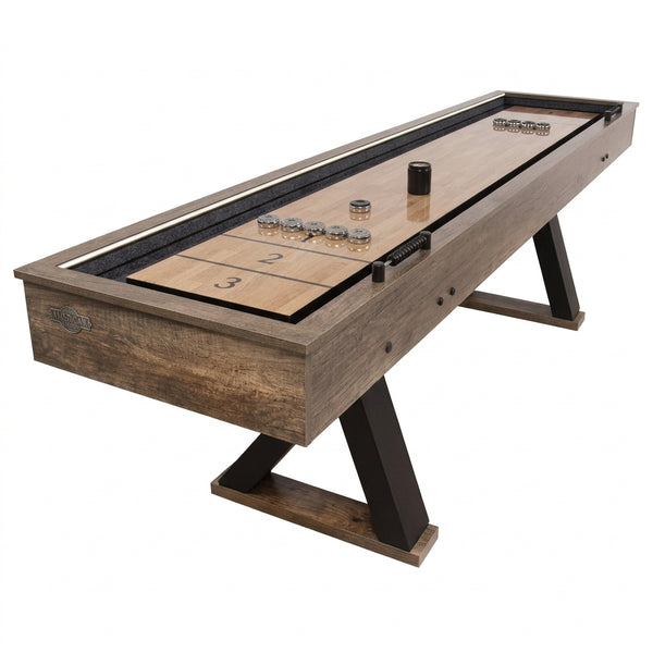 American Legend Kirkwood 9-Foot 2-in-1 Shuffleboard & Bowling Table