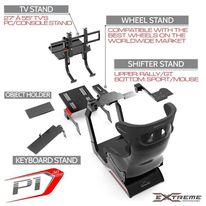 SIM Racing Cockpit P1 3.0 - Full of Accessories