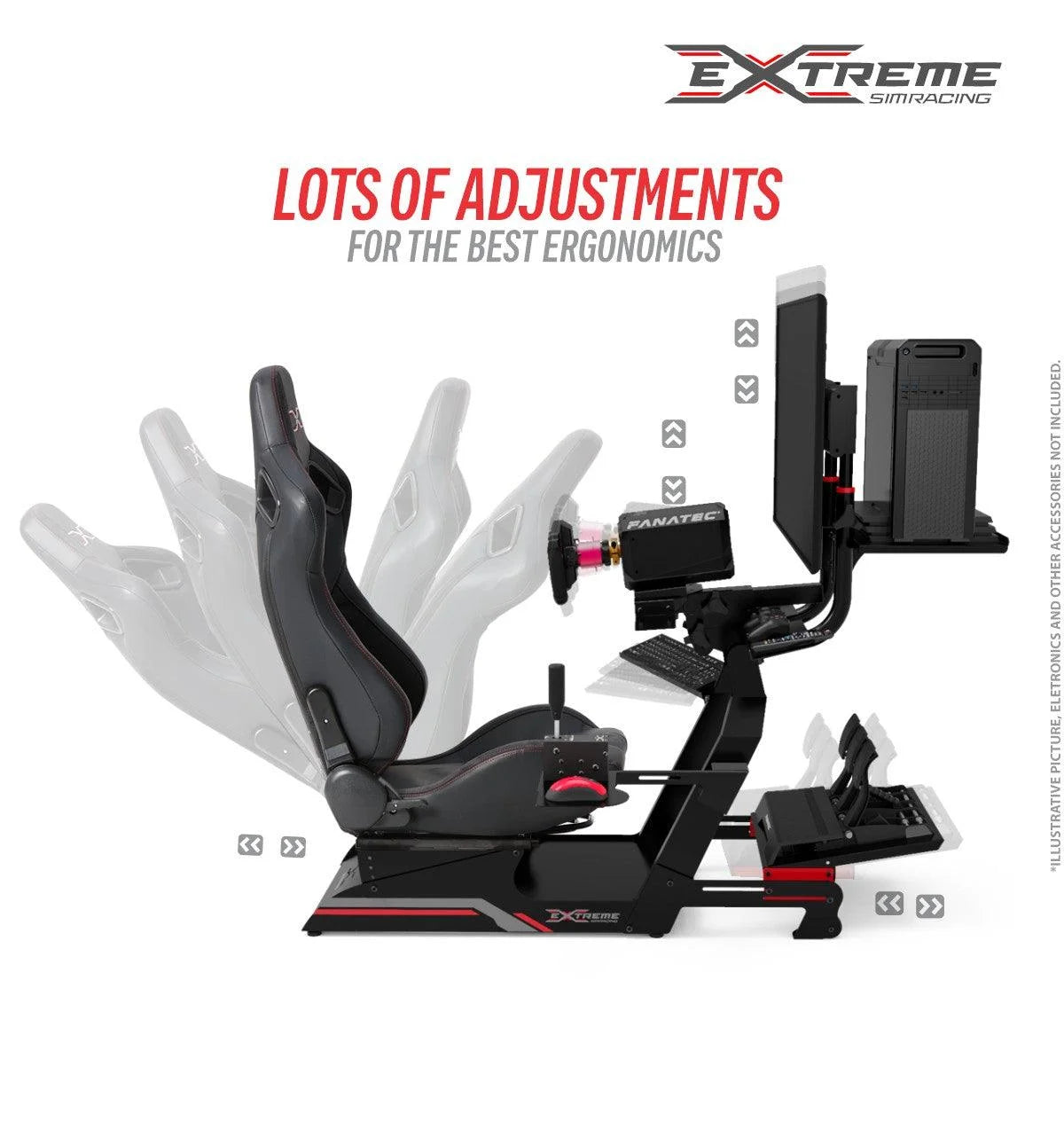 SIM Racing Cockpit XT Premium 3.0 Complete Station with Full Accessories