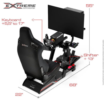 SIM Racing Cockpit XT Premium 3.0 Complete Station with Full Accessories