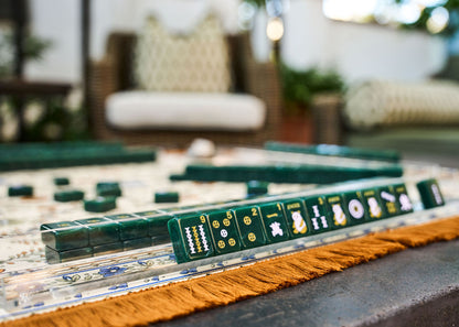 Tradewind Mahjong Tiles - Emerald Jade