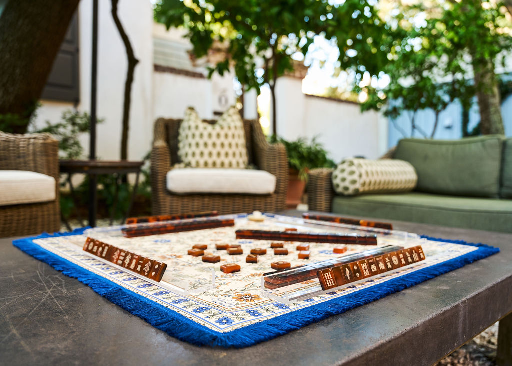 The Montecito Mahjong Mat - Wildflowers