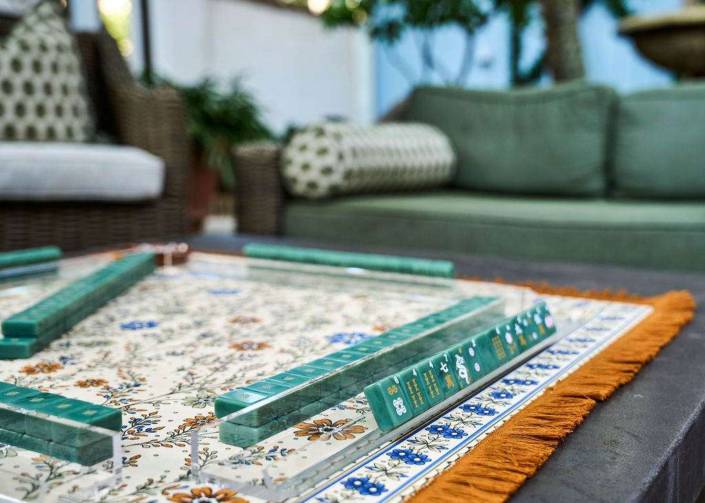 The Sonoma Mahjong Mat - Wildflowers