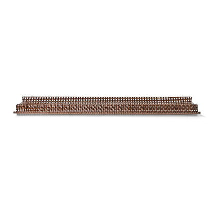 Horizon Mahjong Rack & Pusher | 20 Inches | Set of 4 | Chocolate Woven Rattan