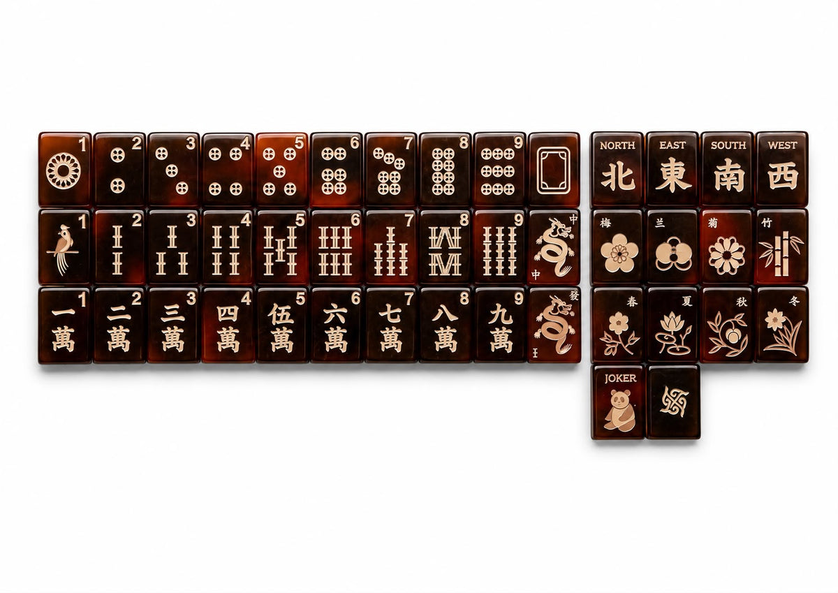 Tradewind Mahjong Tile Set -  Tortoise