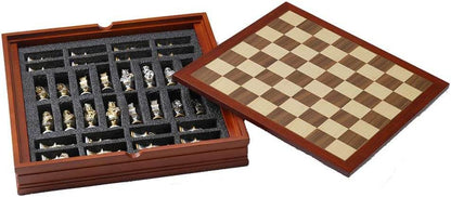 Medieval Crusades Chess Set with Board
