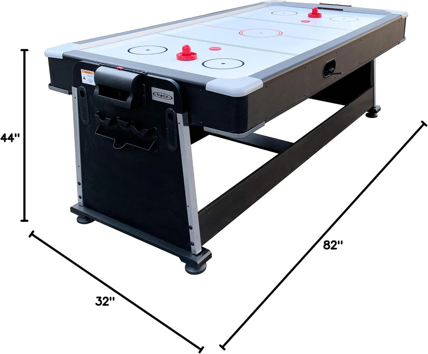 Triad 7-Foot 3-In-1 Multi-Game Swivel Table - Billiards/Pool, Table Tennis & Air Hockey