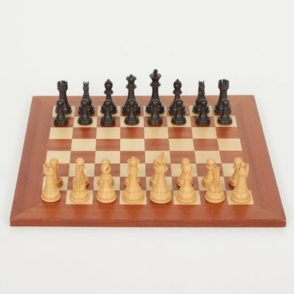 International Chess Heavy Woodgrain Chess Wooden Chess Board Western Chess Adult Luxury Set Chess