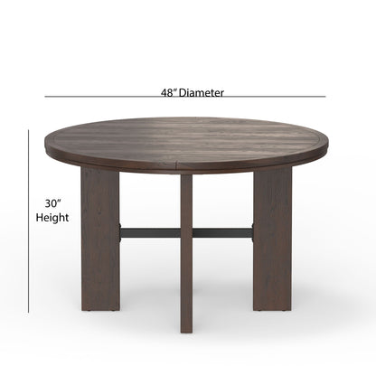 2 in 1 Dining and Game Table with Dual-Purpose Top