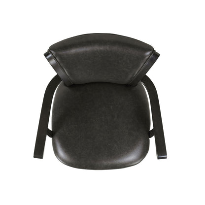 Swivel Counter Height Bar Stool with High Backrest and Solid Hardwood - Multiple Colors