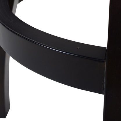 Swivel Counter Height Bar Stool with High Backrest and Solid Hardwood - Multiple Colors