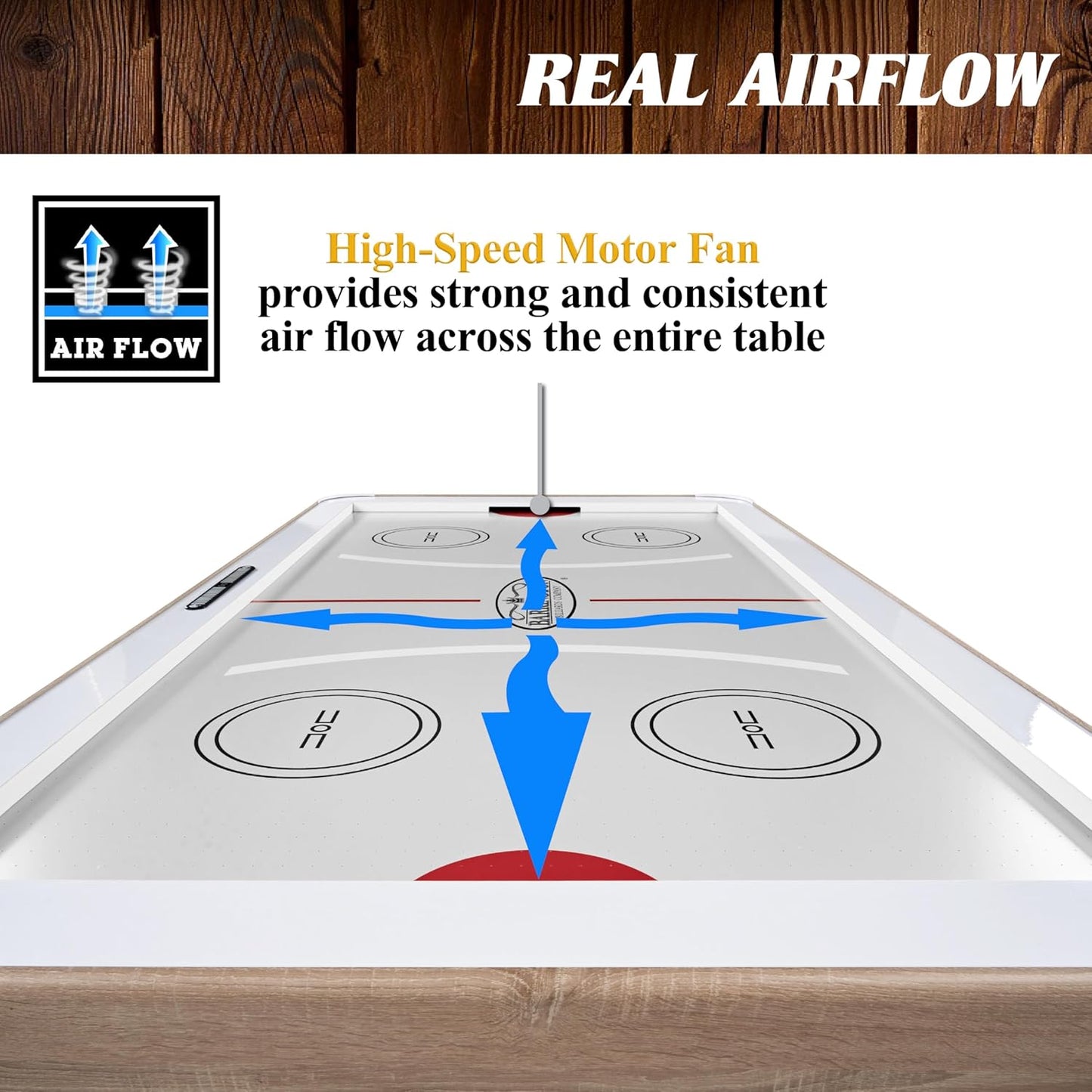 Air Hockey Table with Accessories, Perfect for Family Game Rooms | with Accessories