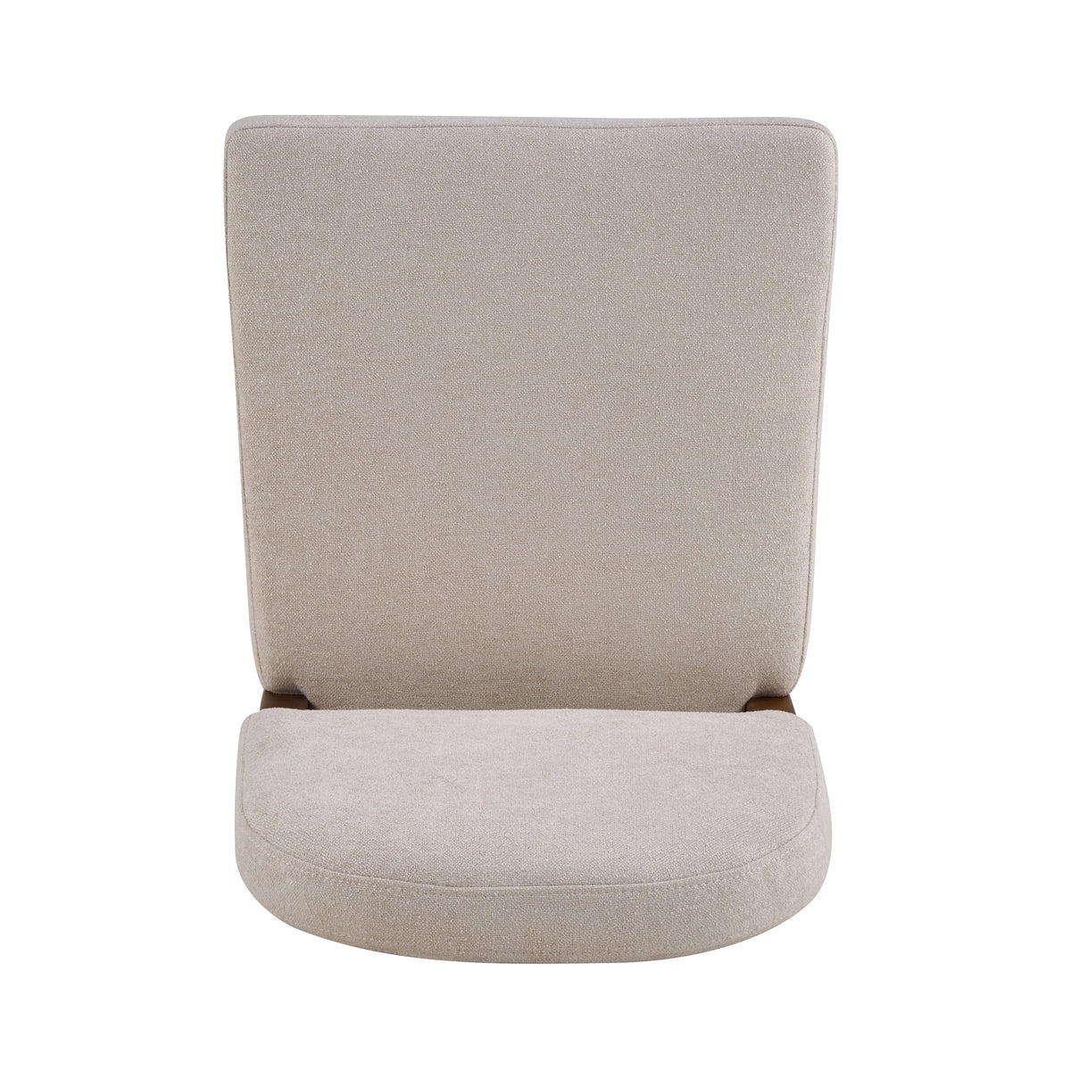 26-Inch Seat Height Bar Stool with Light Gray Fabric - Light Gray