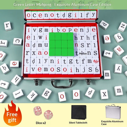 Alphabet Word Spelling Mahjong Puzzle Toy