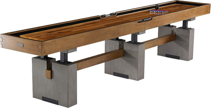 Barrington Urban Shuffleboard Table with Scratch-Resistant Playfield and 8-Puck Set