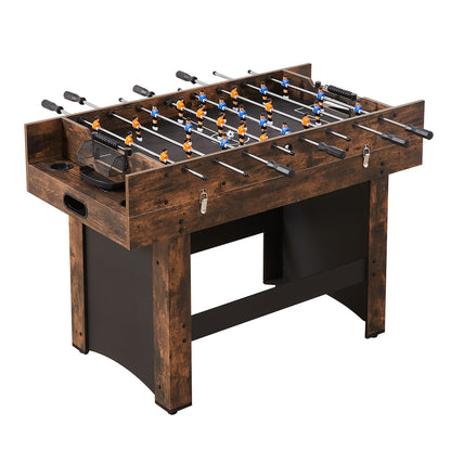 54" 3-in-1 Air Hockey Table with Foosball and Ping Pong