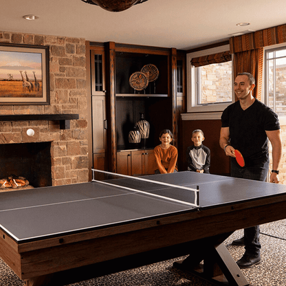 7 Ft 3 in 1 Multi Game Table, Dining Top Pool and Ping Pong Table Combo with Benches