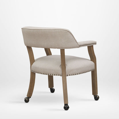Dining or Game Room Chair with Casters