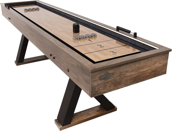 American Legend Kirkwood 9-Foot 2-in-1 Shuffleboard & Bowling Table