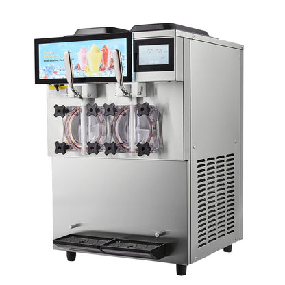 2 X 12L / 3.17 Gal Commercial Slushy Machine Margarita Smoothie Frozen Drink