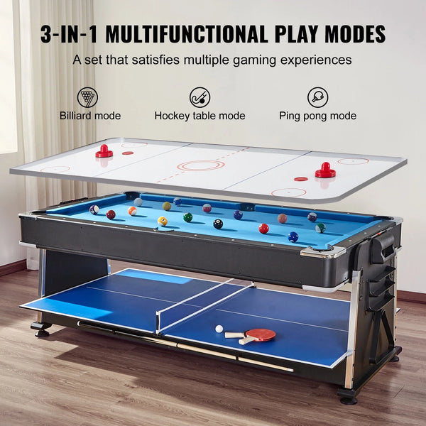 3 in 1 Swivel Multifunctional Sports Game Table