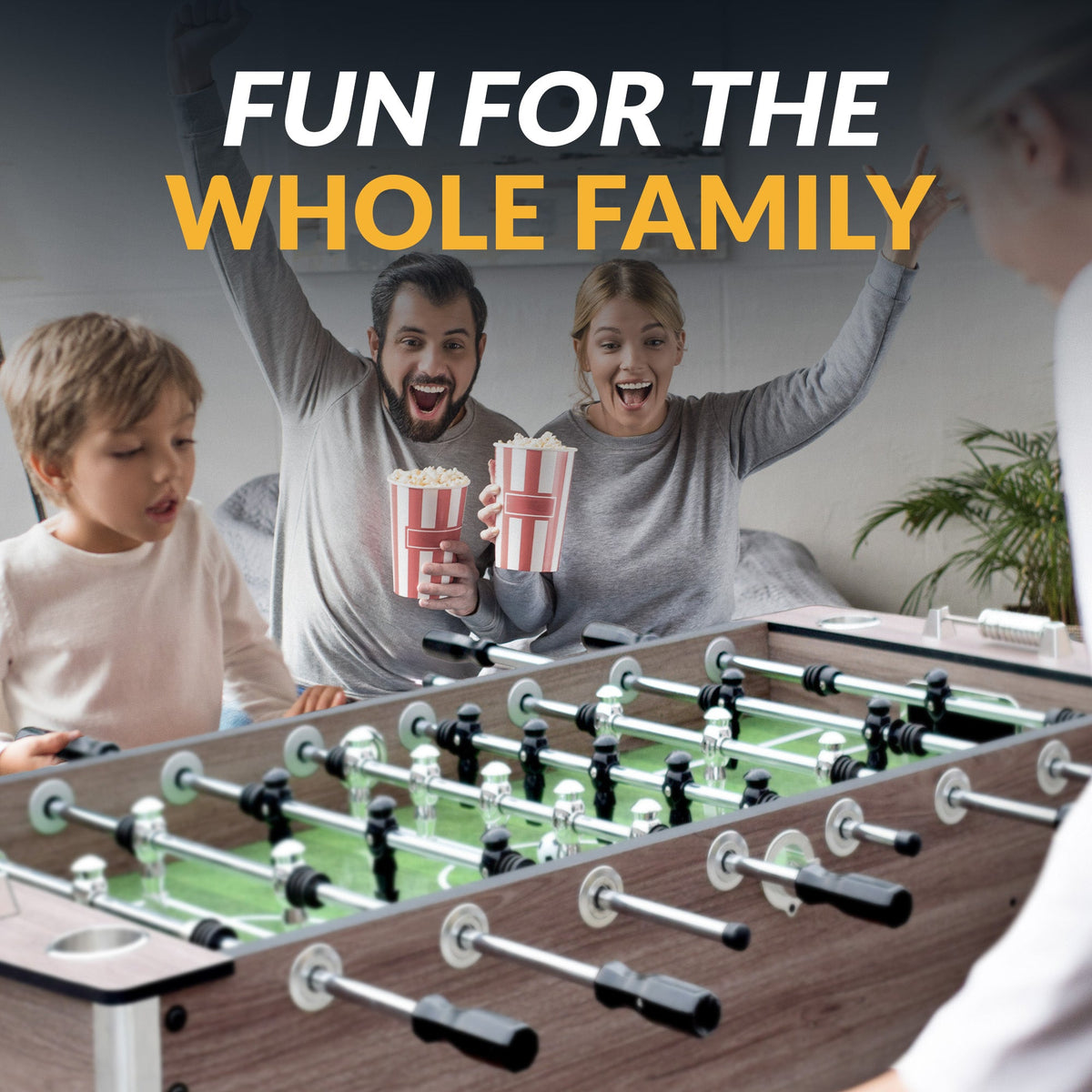 Hathaway Driftwood 56-in Foosball Table