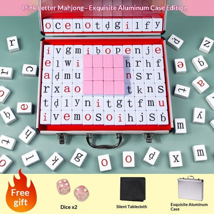 Alphabet Word Spelling Mahjong Puzzle Toy