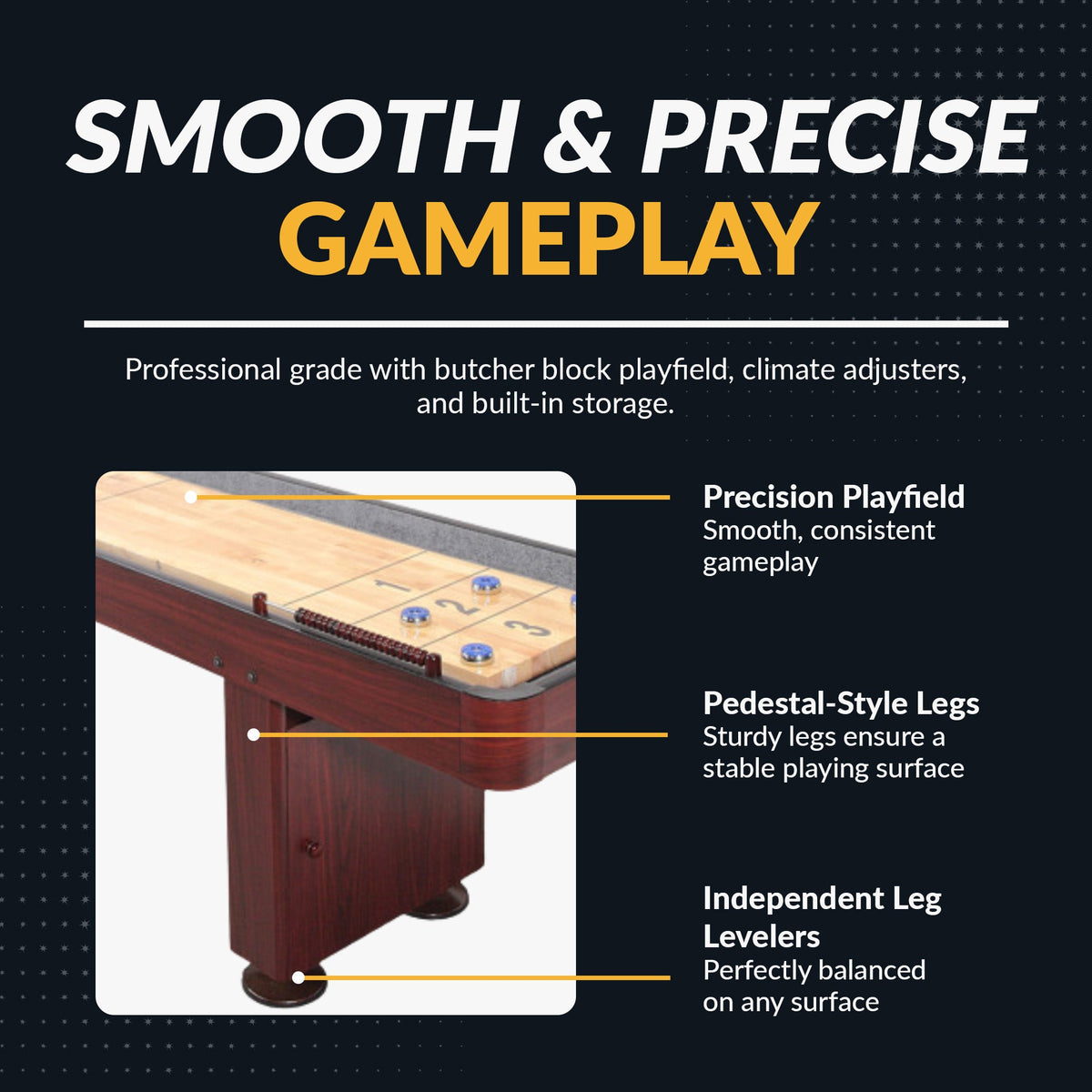 Hathaway Challenger Shuffleboard Table