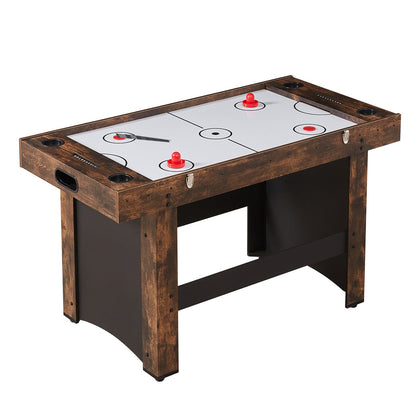 54" 3-in-1 Air Hockey Table with Foosball and Ping Pong