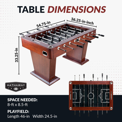 Hathaway Millennium 55-in Foosball Table
