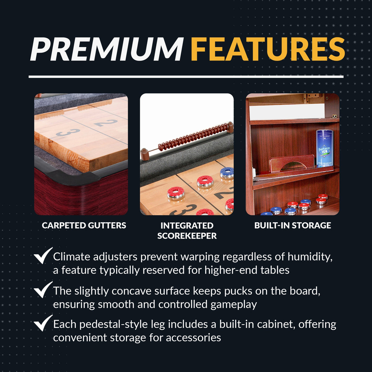Hathaway Challenger Shuffleboard Table