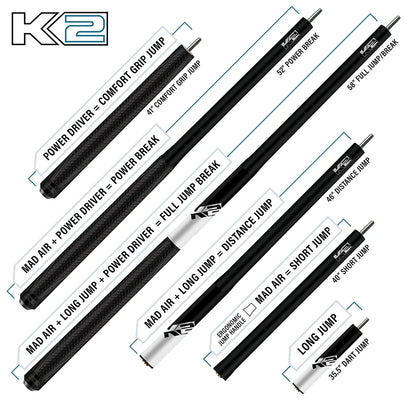 K2, 5 IN 1 Jump Break Cue