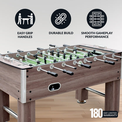 Hathaway Driftwood 56-in Foosball Table