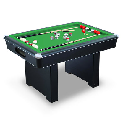 Hathaway Renegade 54-in Bumper Pool Table - Slate - Black with Green Felt