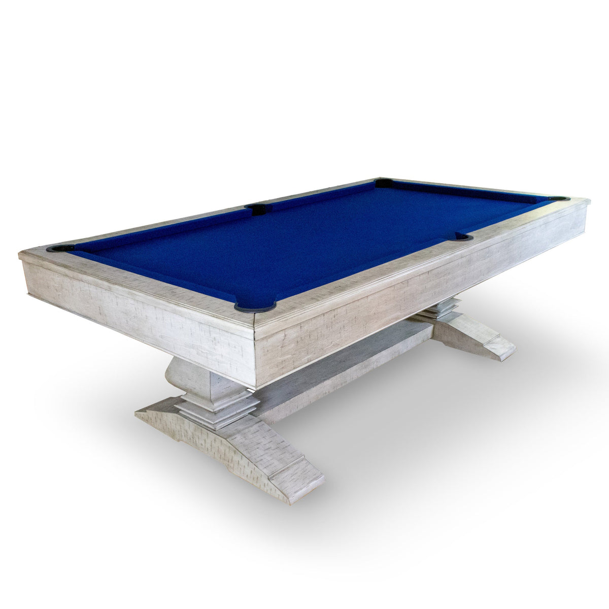 Hathaway Montecito 8-ft Pool Table- Driftwood Finish with Blue Felt