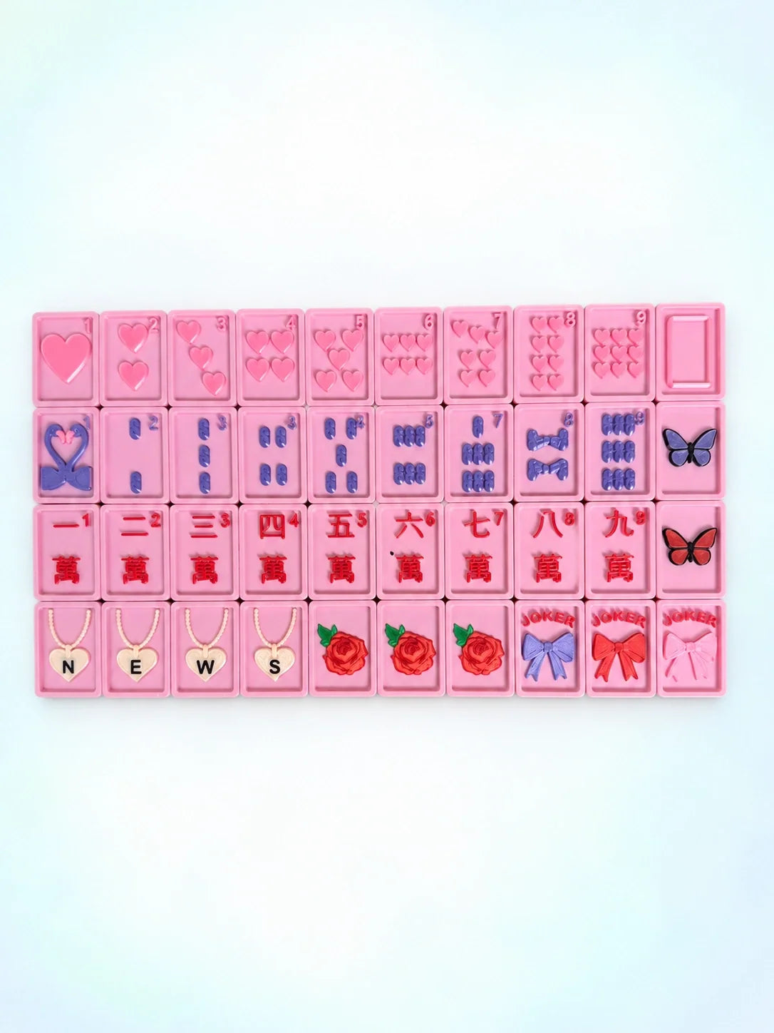 Travel Mahjong Tiles - Flamingo