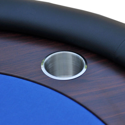 Premium 96-Inch Poker Table With U Shape Legs, Drox Box, Chips Tray (SAK40152)