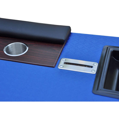 Premium 96-Inch Poker Table With U Shape Legs, Drox Box, Chips Tray (SAK40152)