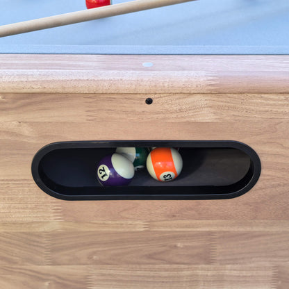 Premium 7FT Billiards Pool Wood Table for Home Game Rooms (SAK14517)