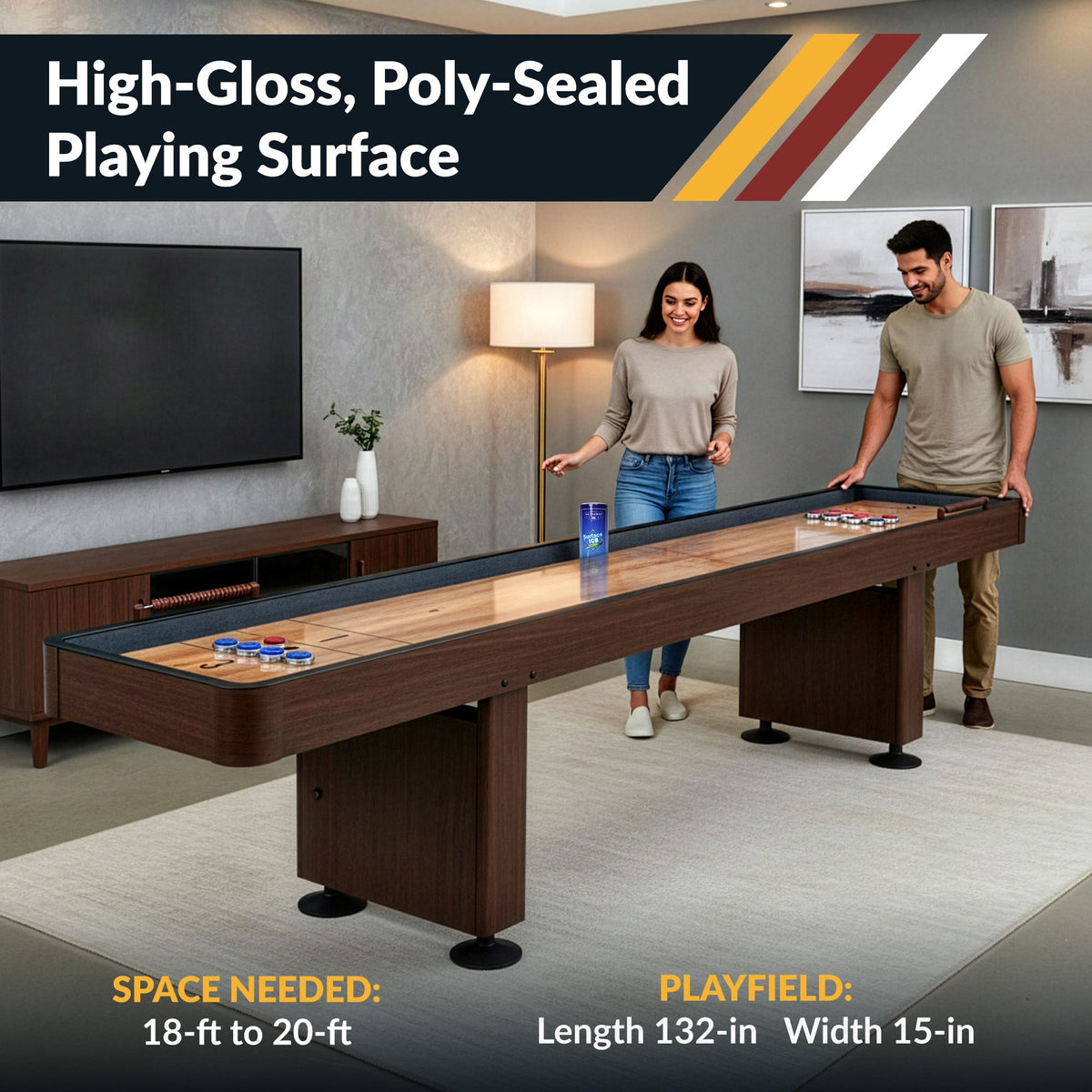 Hathaway Challenger Shuffleboard Table